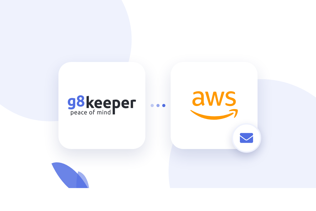 Setup G8keeper email on AWS account